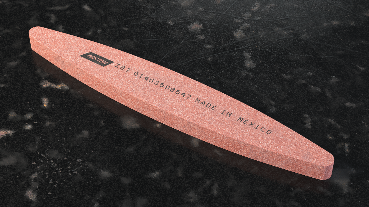 3D model Whetstone Oblong Red