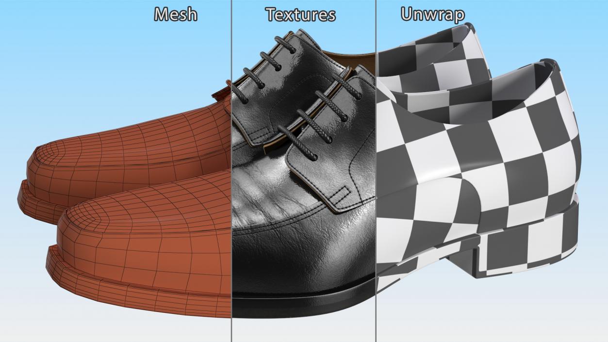 3D model Mens Used Shoes