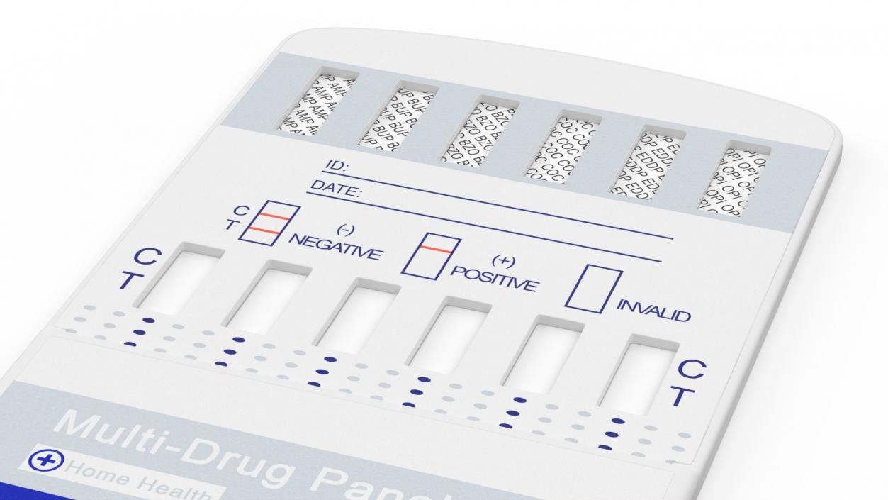 One Step Drug Testing Kit Closed 3D