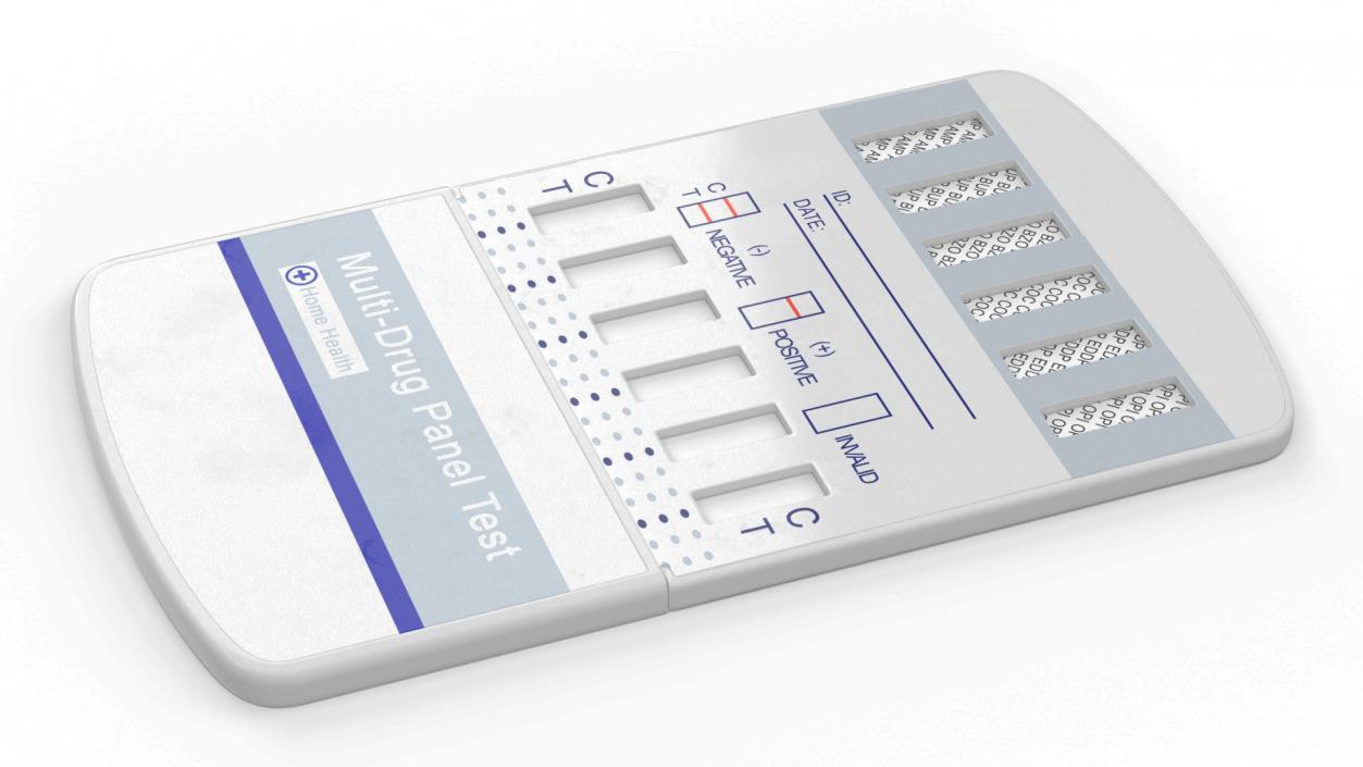 One Step Drug Testing Kit Closed 3D