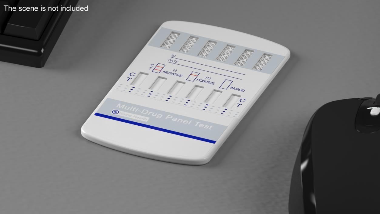 One Step Drug Testing Kit Closed 3D