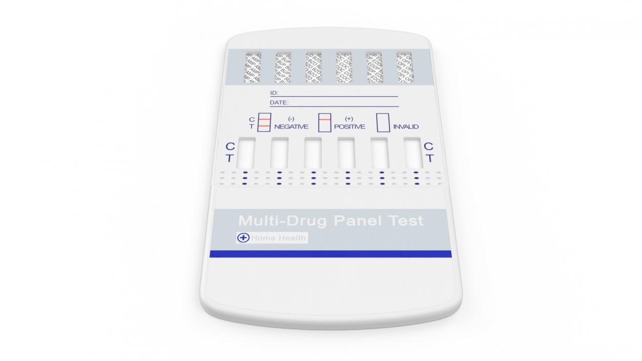 One Step Drug Testing Kit Closed 3D