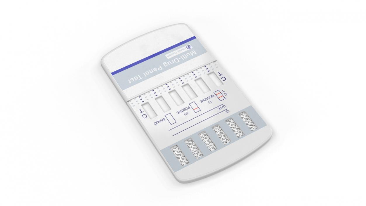 One Step Drug Testing Kit Closed 3D