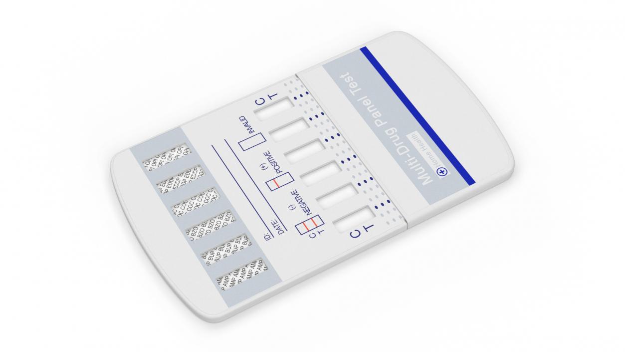 One Step Drug Testing Kit Closed 3D