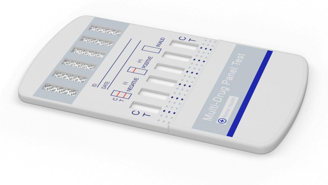 One Step Drug Testing Kit Closed 3D