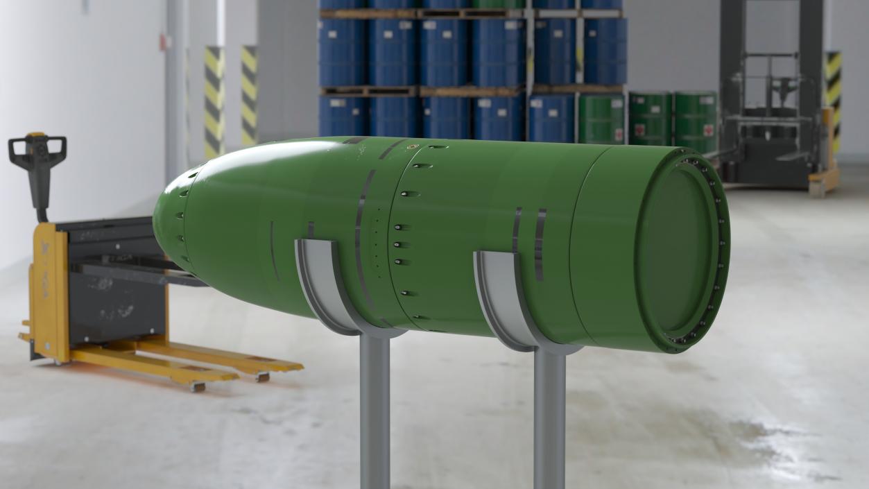 3D model Russian Nuclear Bomb