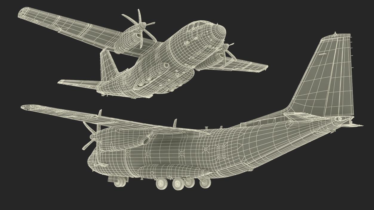 Aircraft C-27J Spartan Morocco Flight 3D