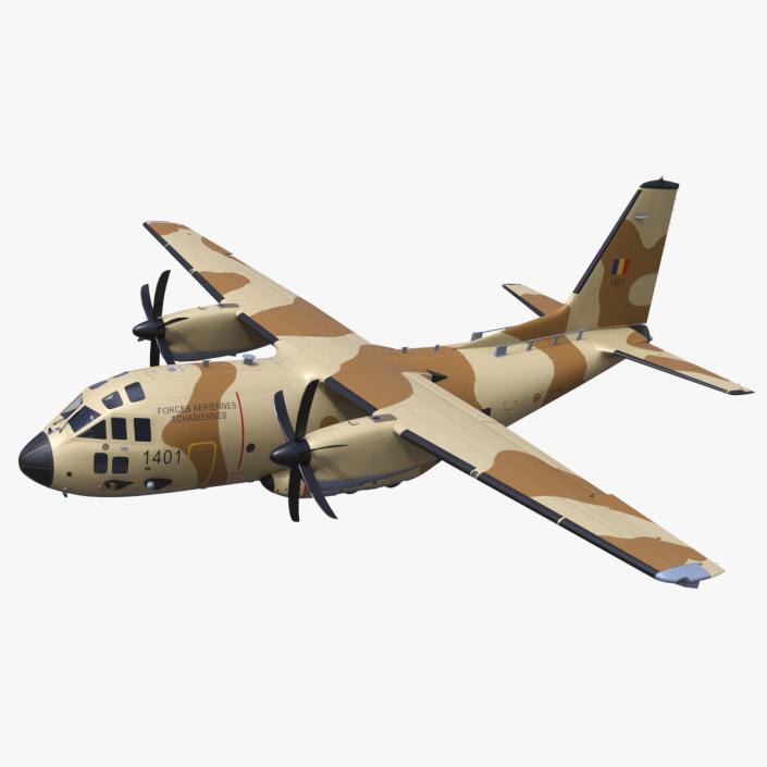 Aircraft C-27J Spartan Morocco Flight 3D