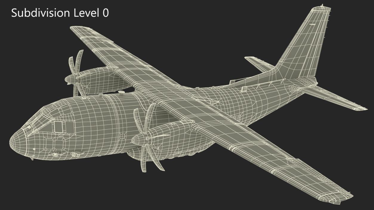 Aircraft C-27J Spartan Morocco Flight 3D