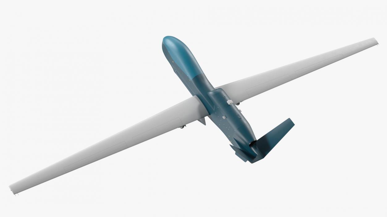 Unmanned Surveillance Drone Rigged 3D model