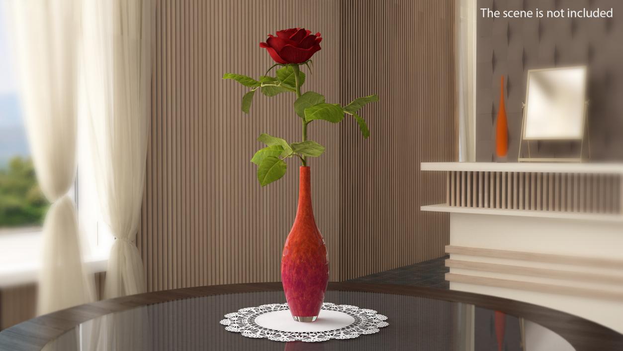 3D Decor Glass Vase