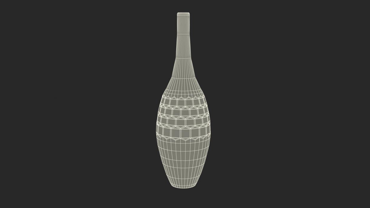 3D Decor Glass Vase