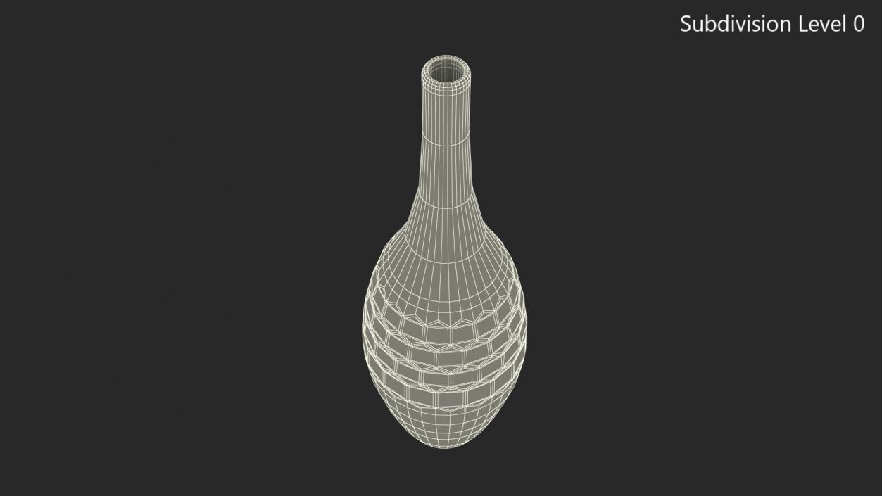 3D Decor Glass Vase