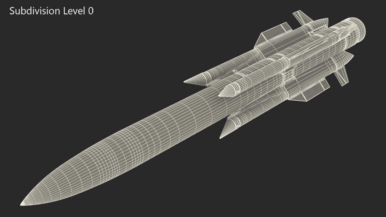 3D X-31PM Supersonic Missile(1) model