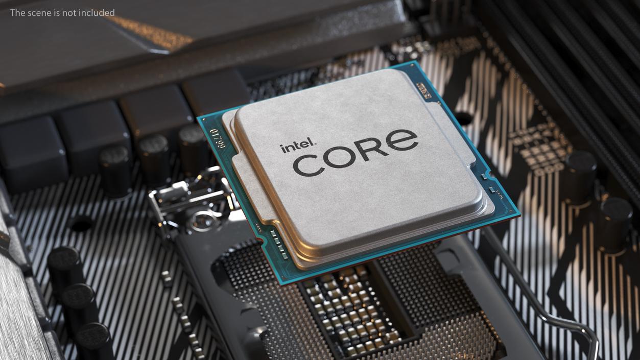 3D Intel Core LGA Package CPU