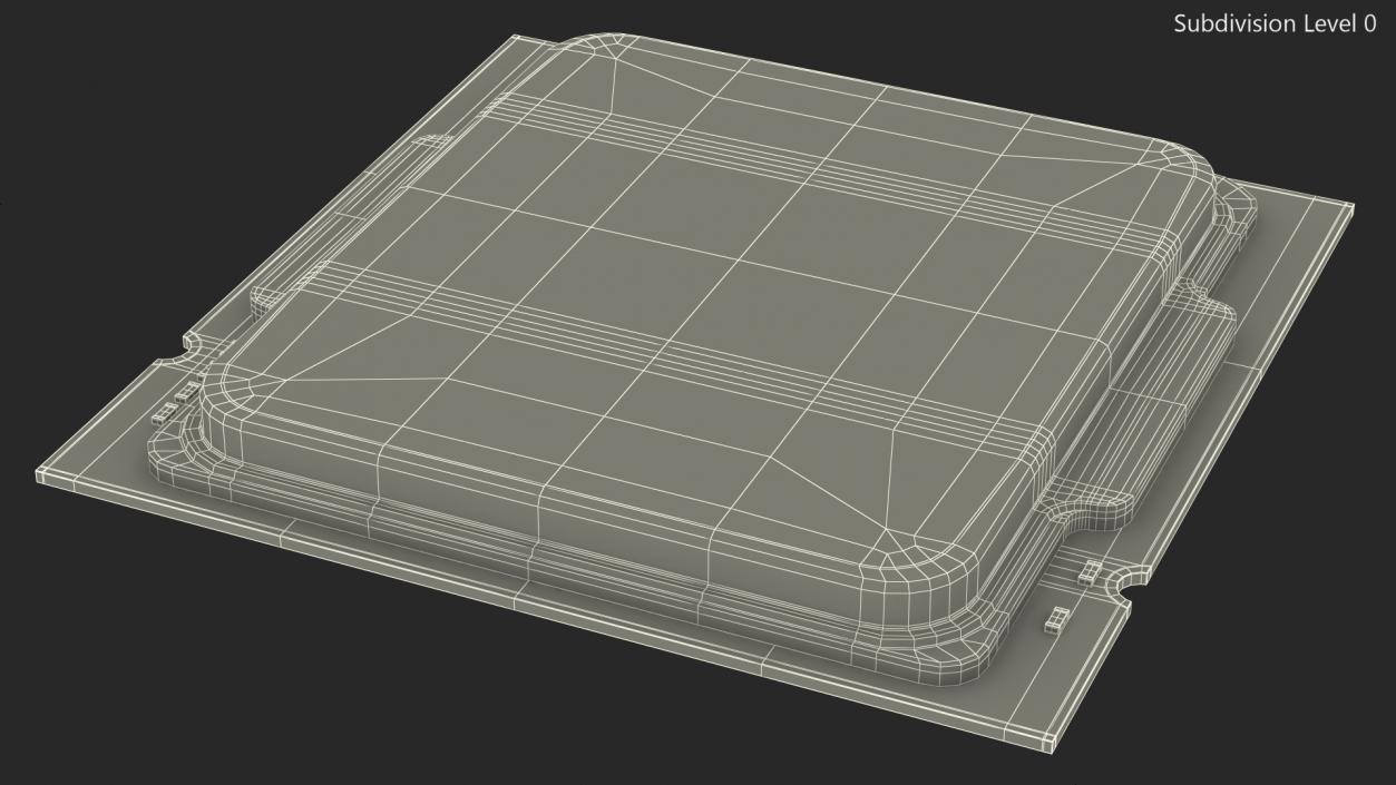 3D Intel Core LGA Package CPU