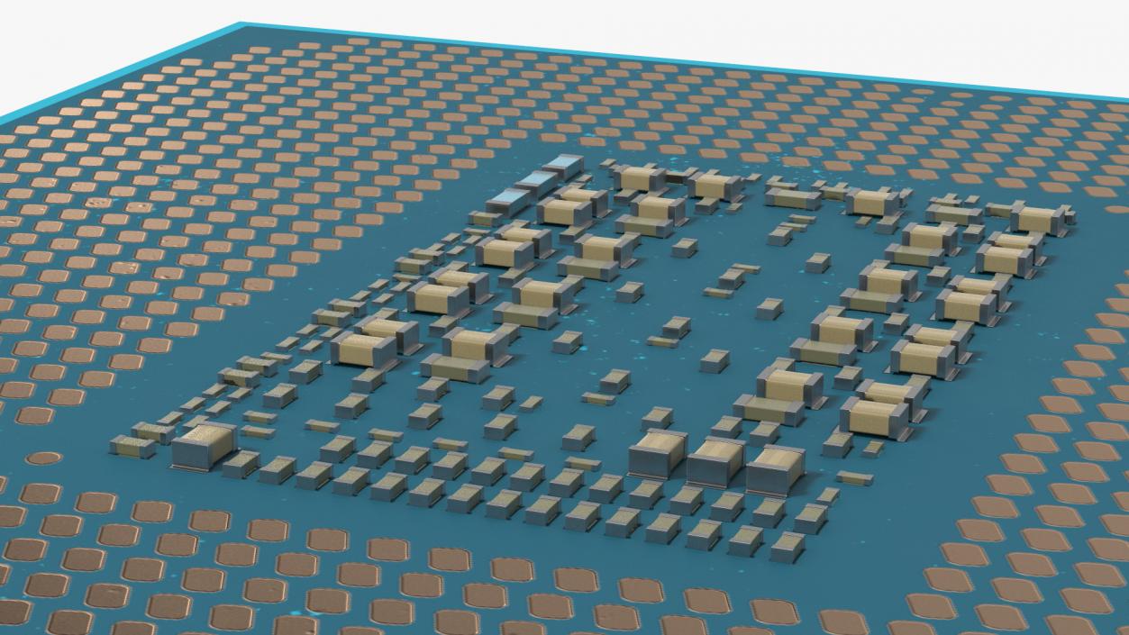 3D Intel Core LGA Package CPU