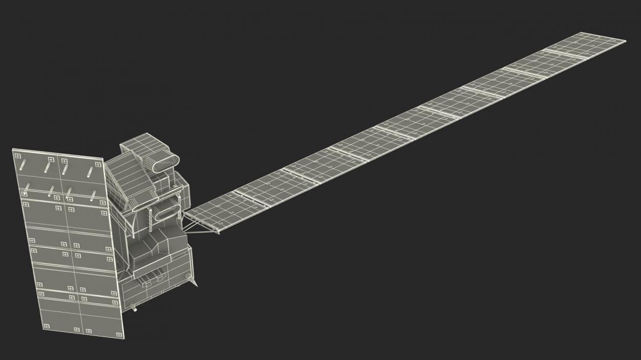 Alos Satellite 3D model