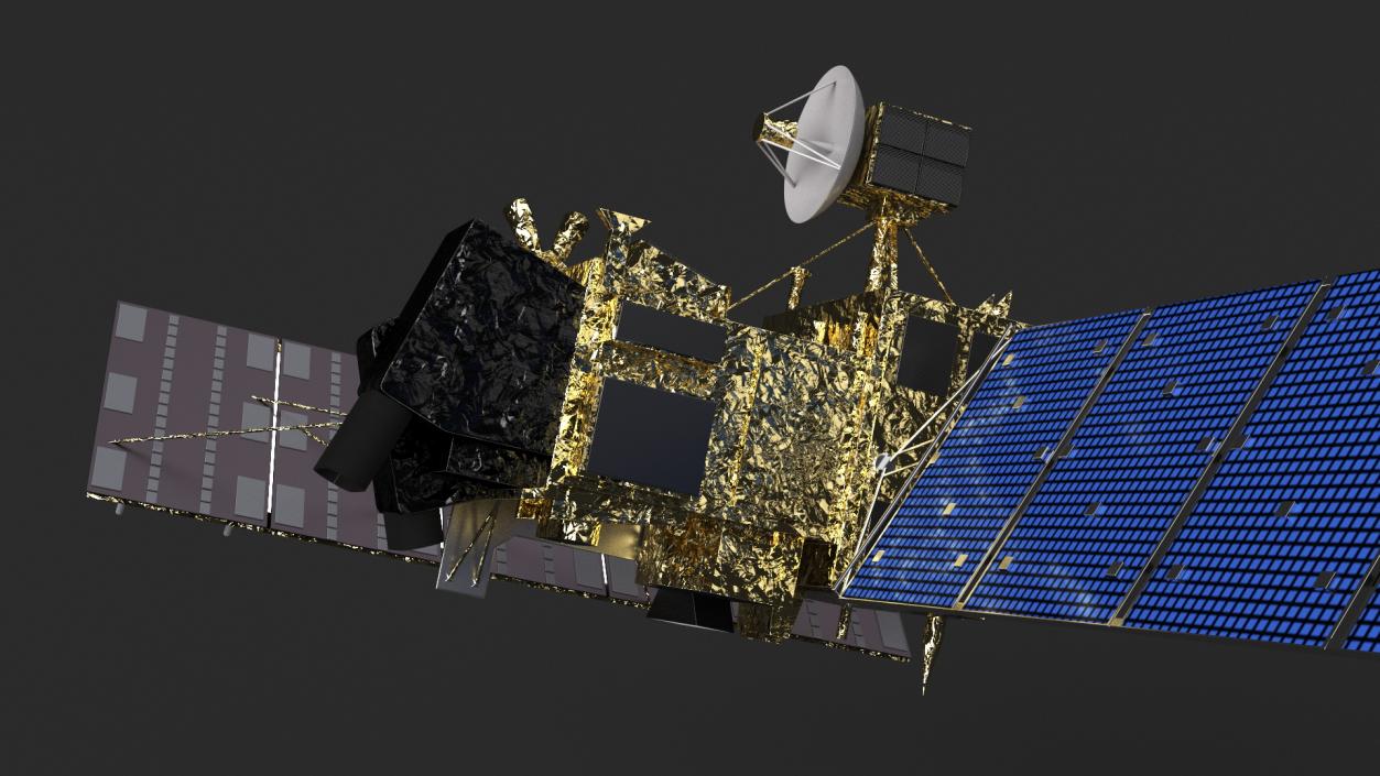 Alos Satellite 3D model