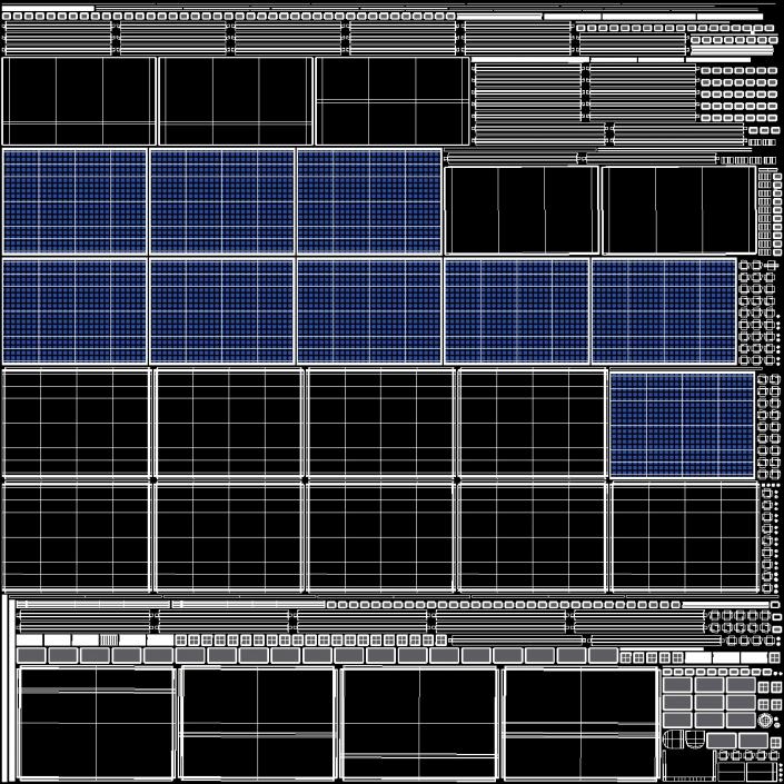 Alos Satellite 3D model