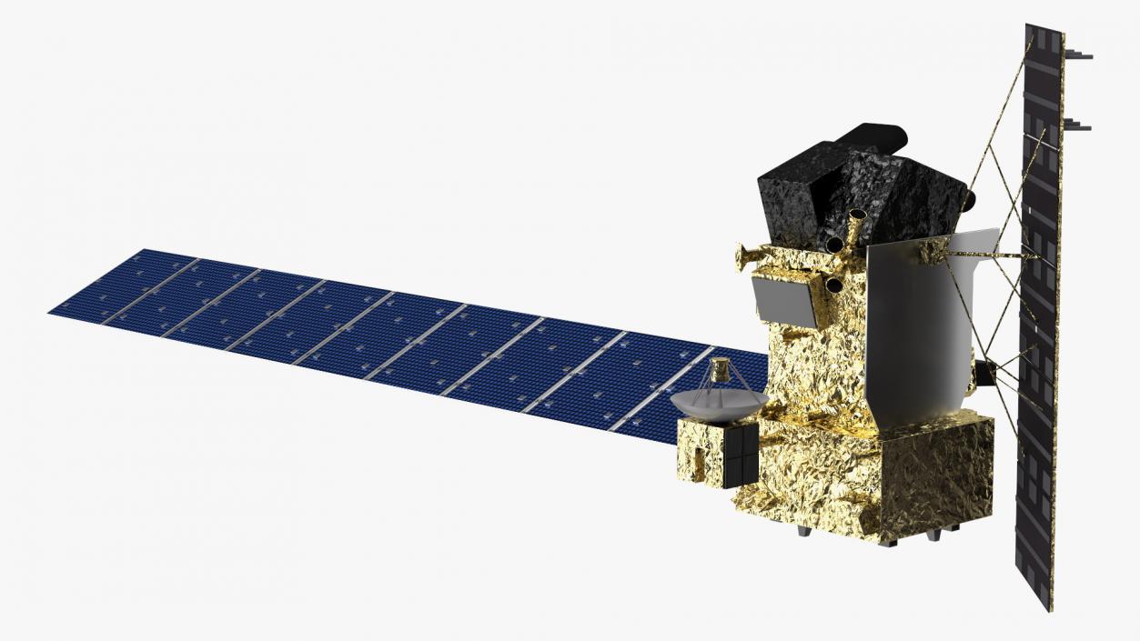 Alos Satellite 3D model