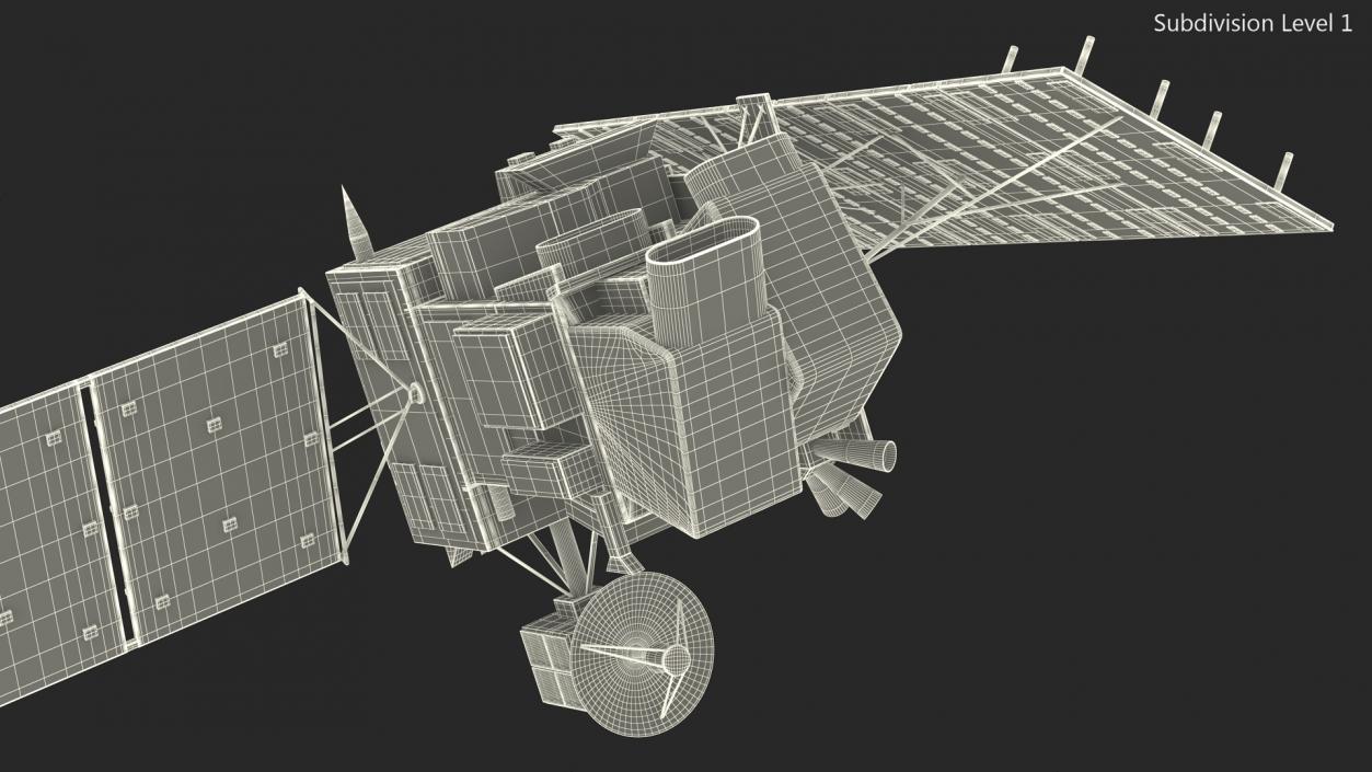 Alos Satellite 3D model