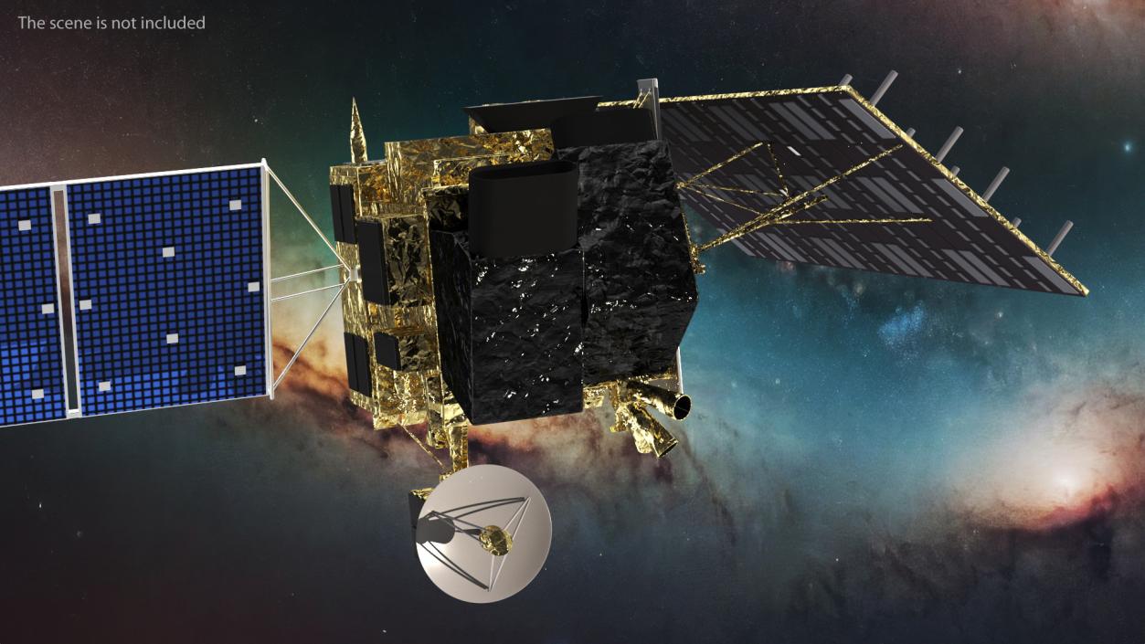 Alos Satellite 3D model