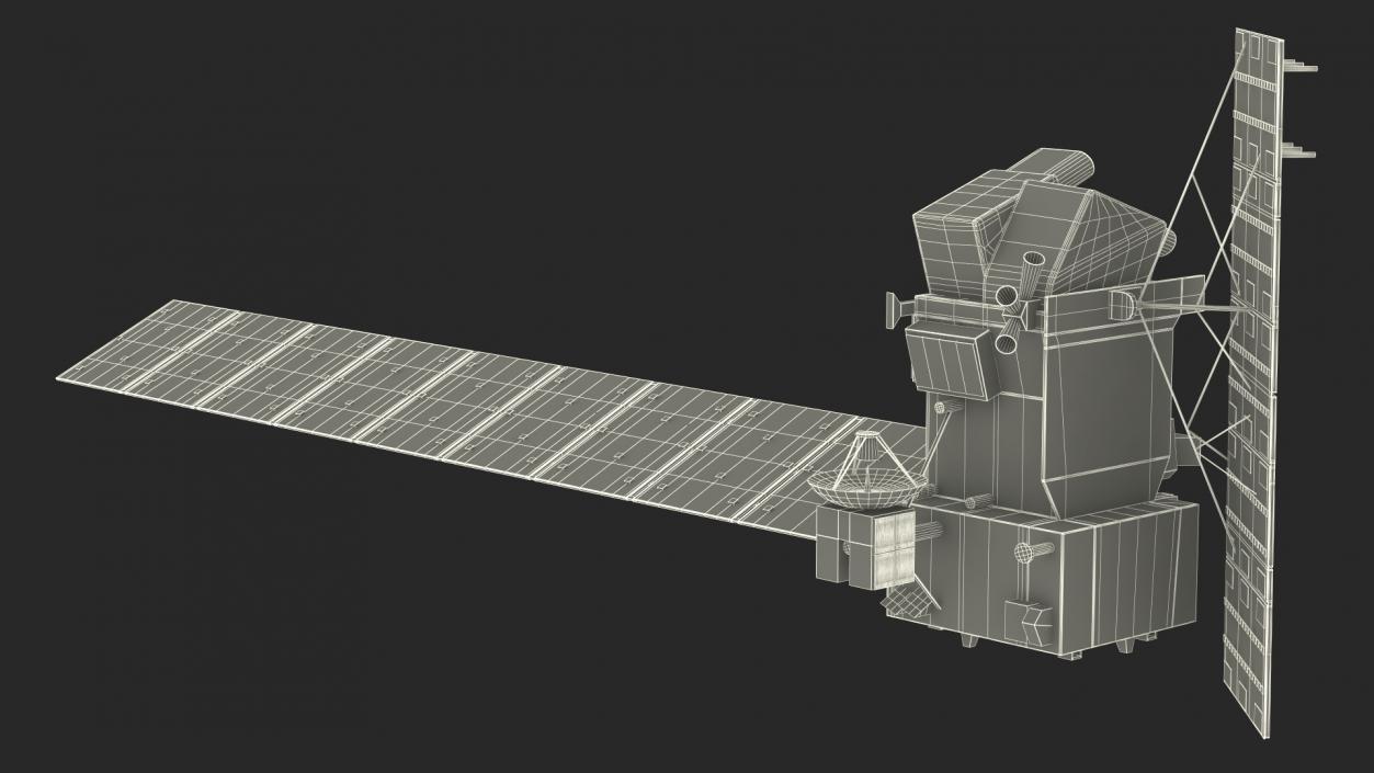 Alos Satellite 3D model