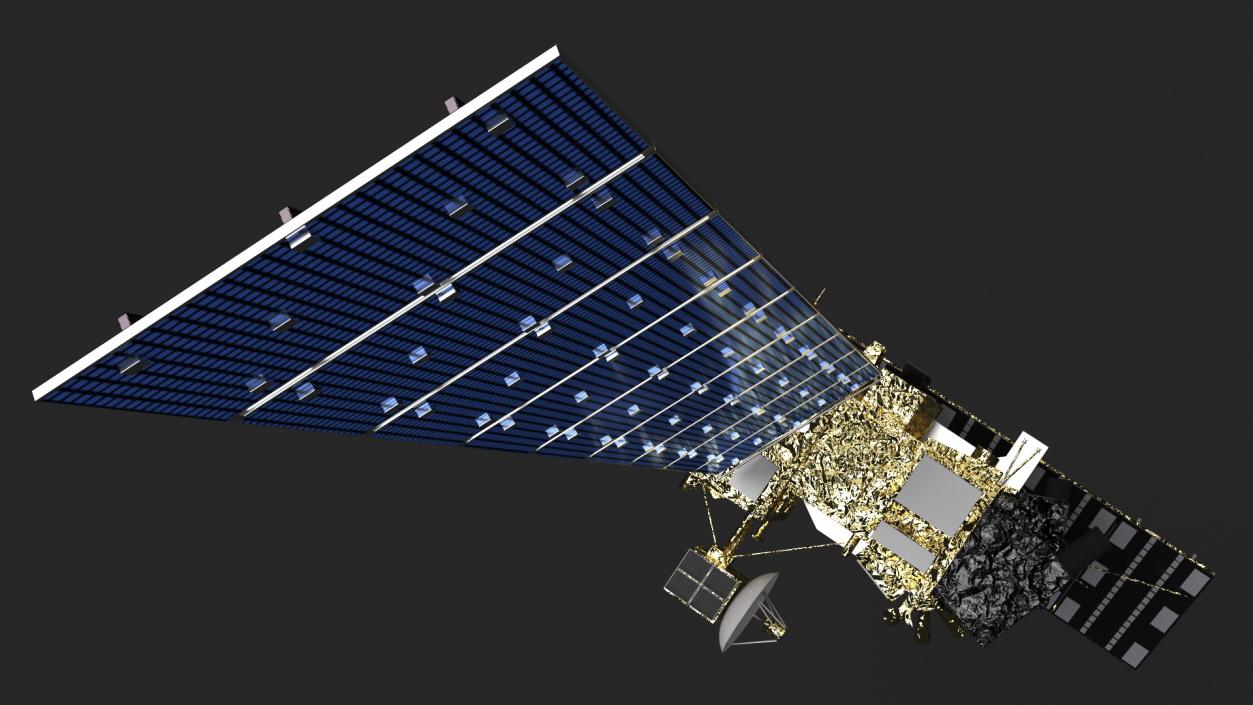 Alos Satellite 3D model