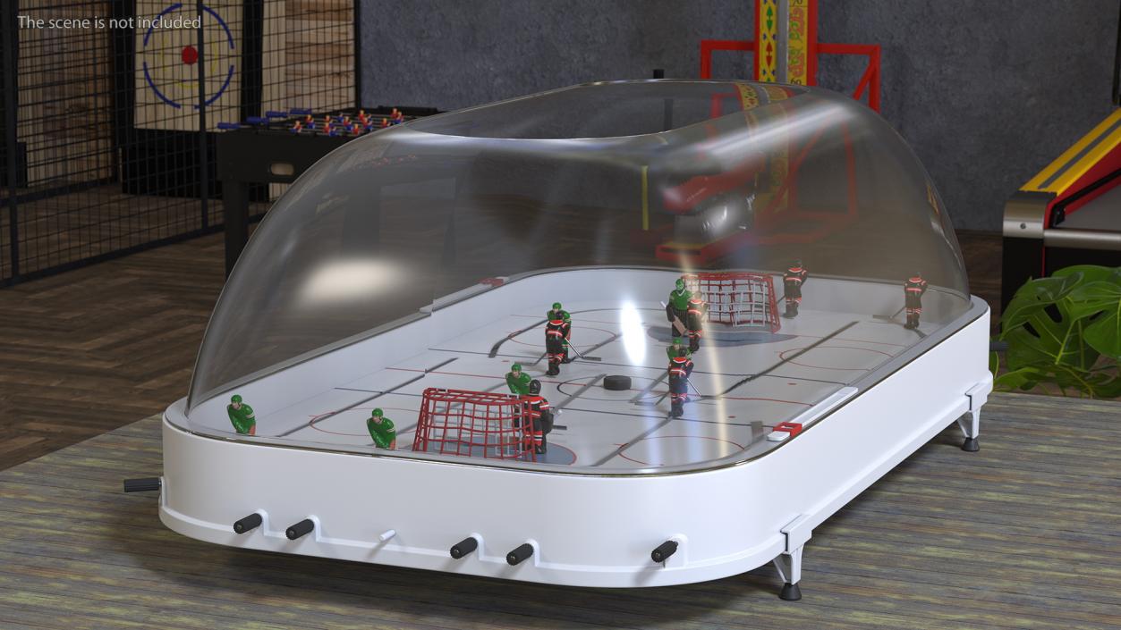 Table Hockey with Dome 3D