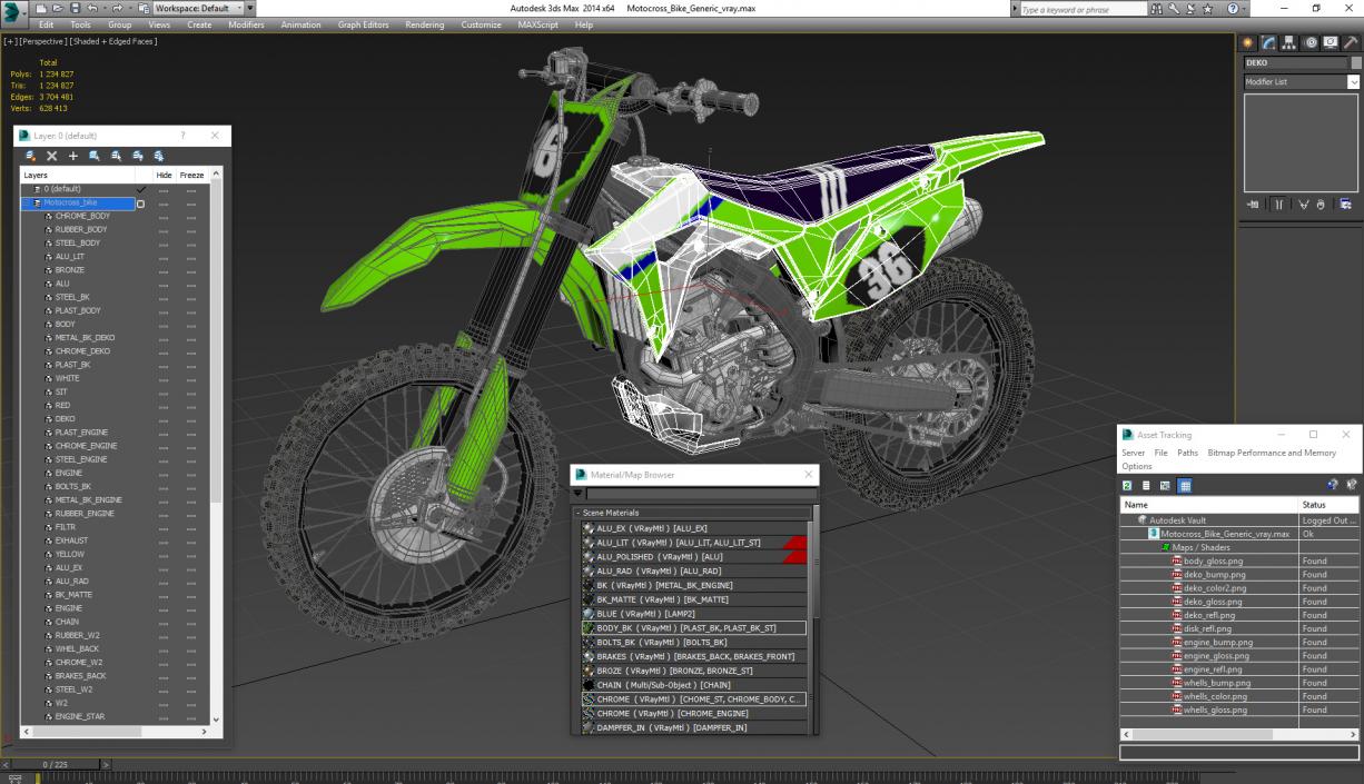 Motocross Bike Generic 3D