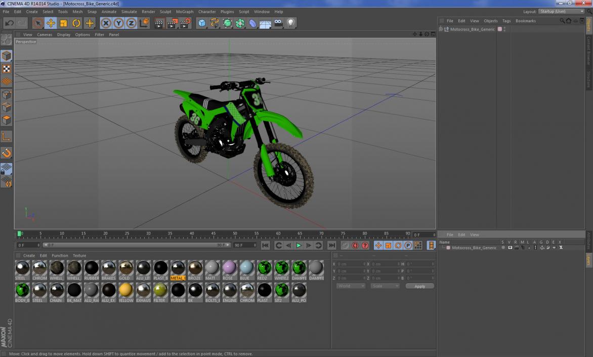 Motocross Bike Generic 3D