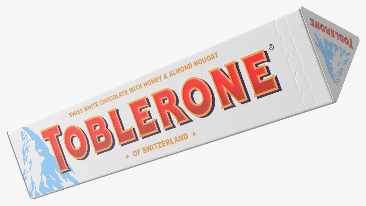 3D Toblerone White Chocolate Package model