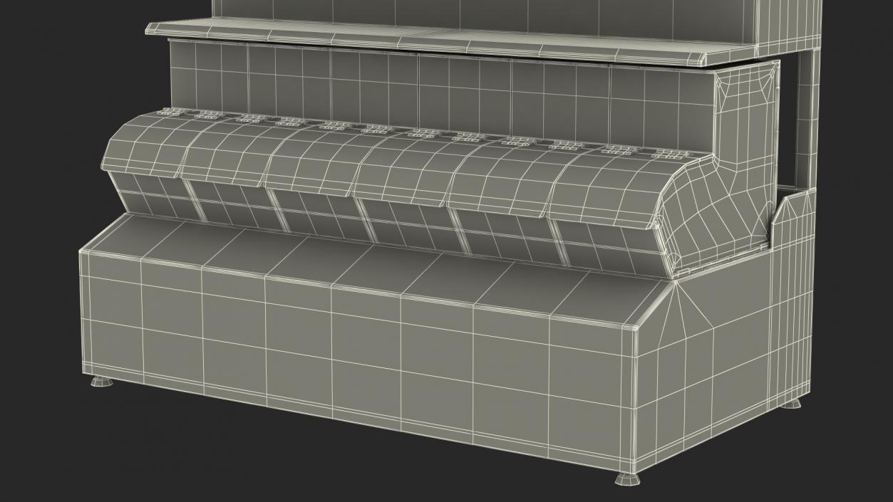 Bulk Wholefood Retail Display Unit 3D model