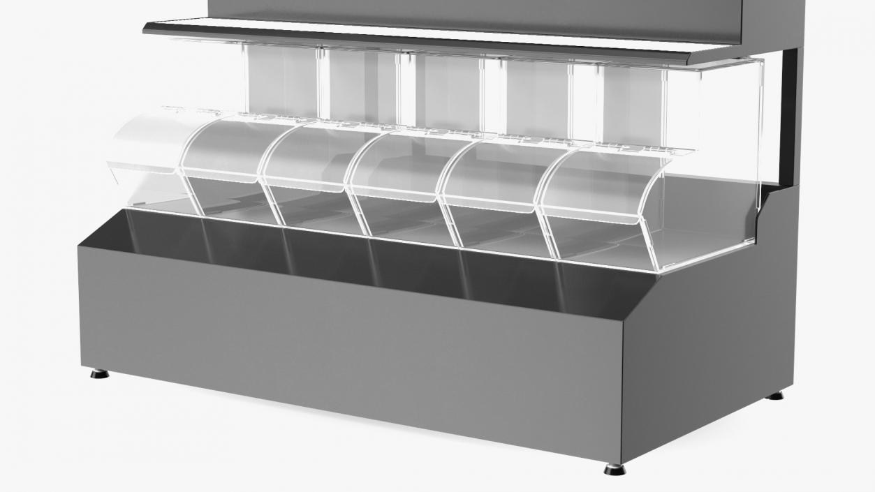 Bulk Wholefood Retail Display Unit 3D model