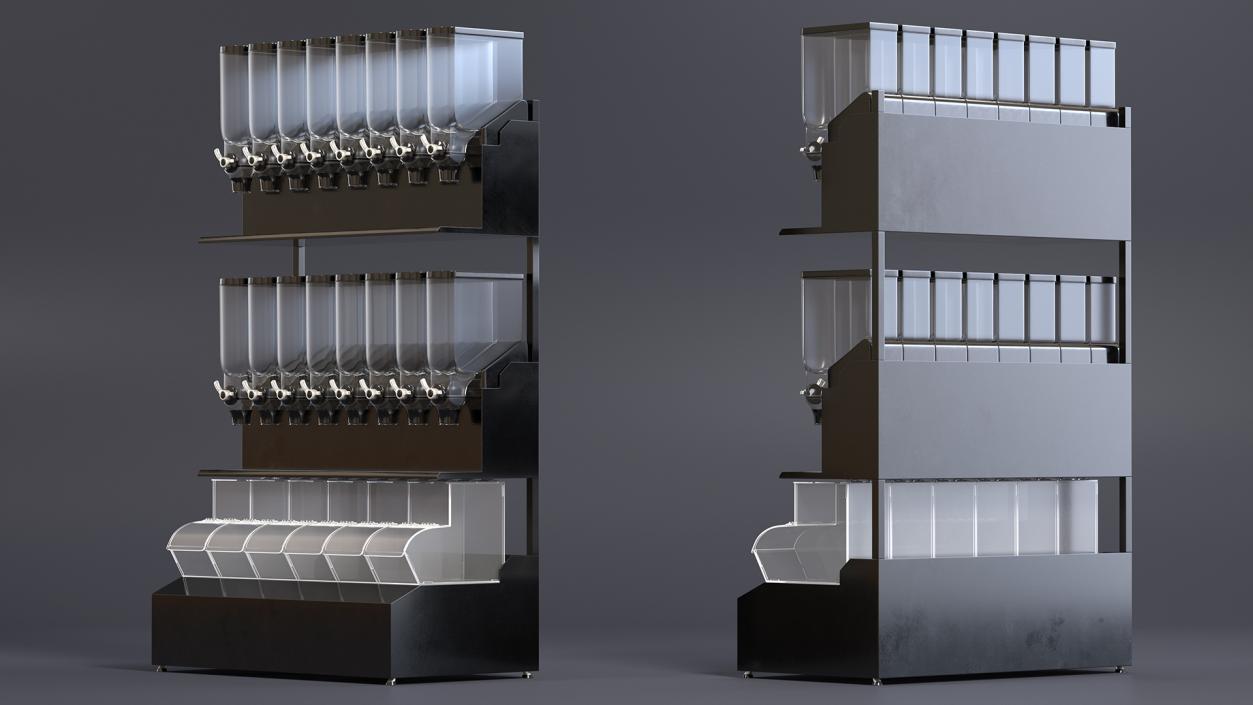 Bulk Wholefood Retail Display Unit 3D model