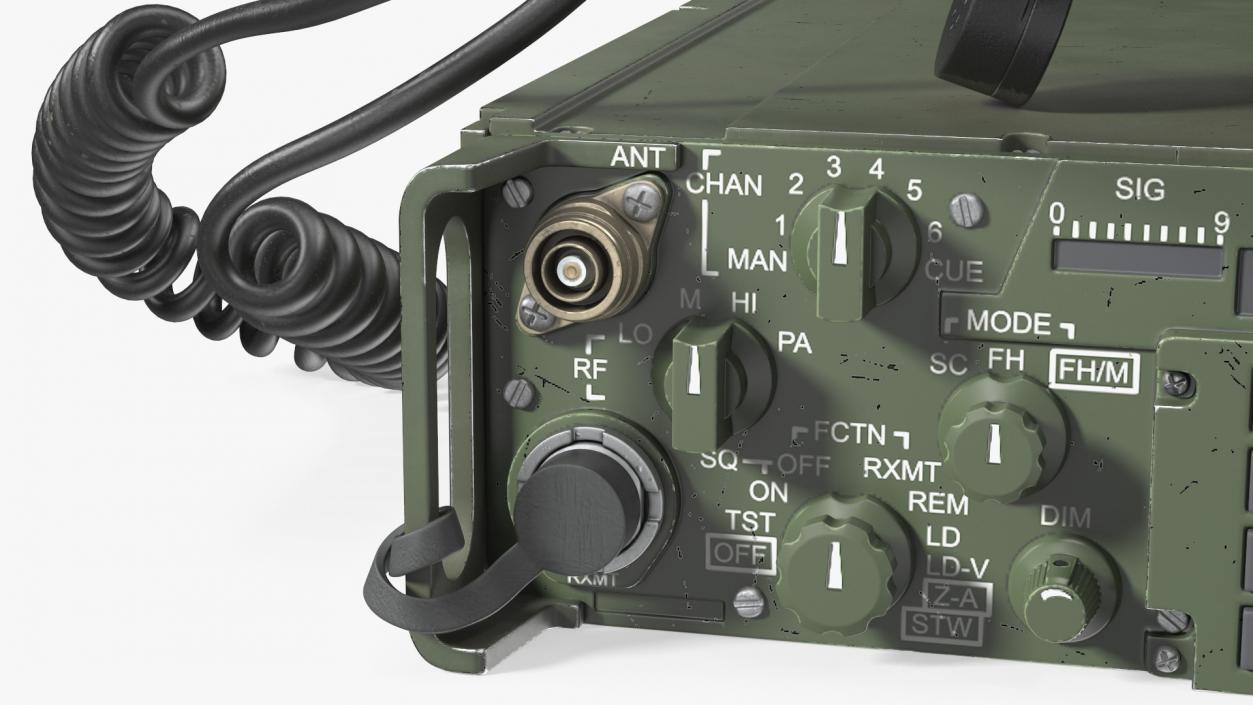 3D model Military Radio Green