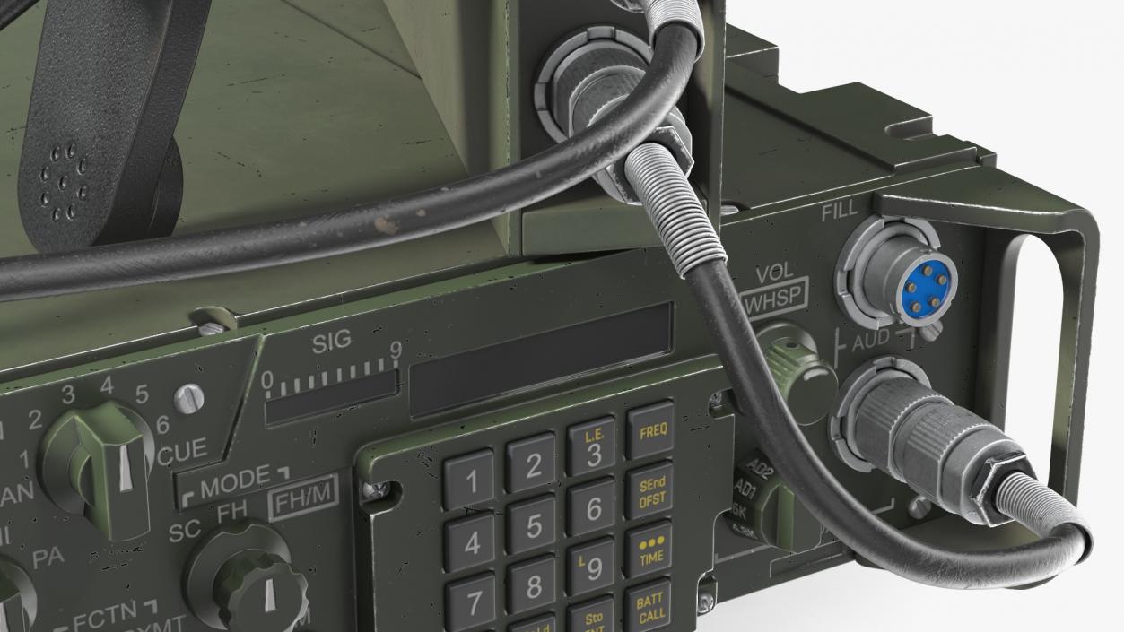 3D model Military Radio Green