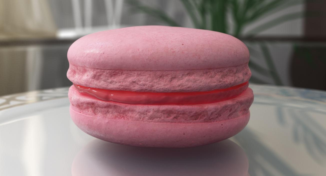 Pink Macaron 3D