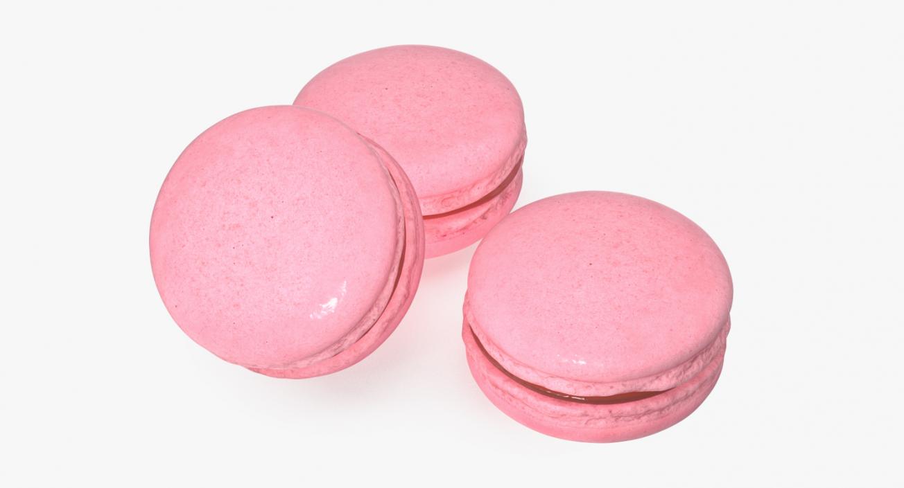 Pink Macaron 3D