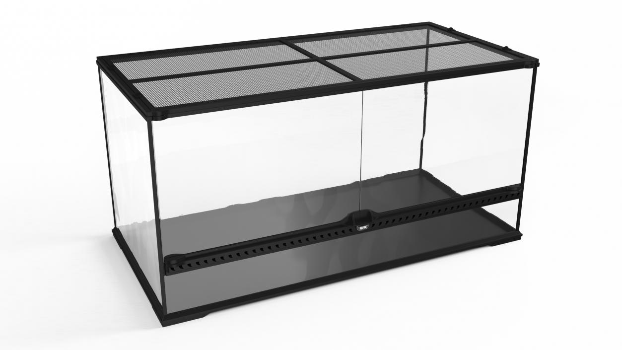 Empty Long Terrarium for Exotic Animals 3D model