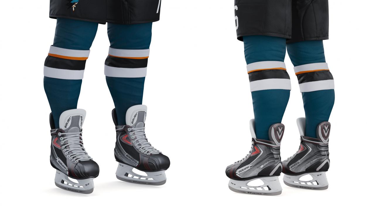 3D model Hockey Uniform San Jose Sharks