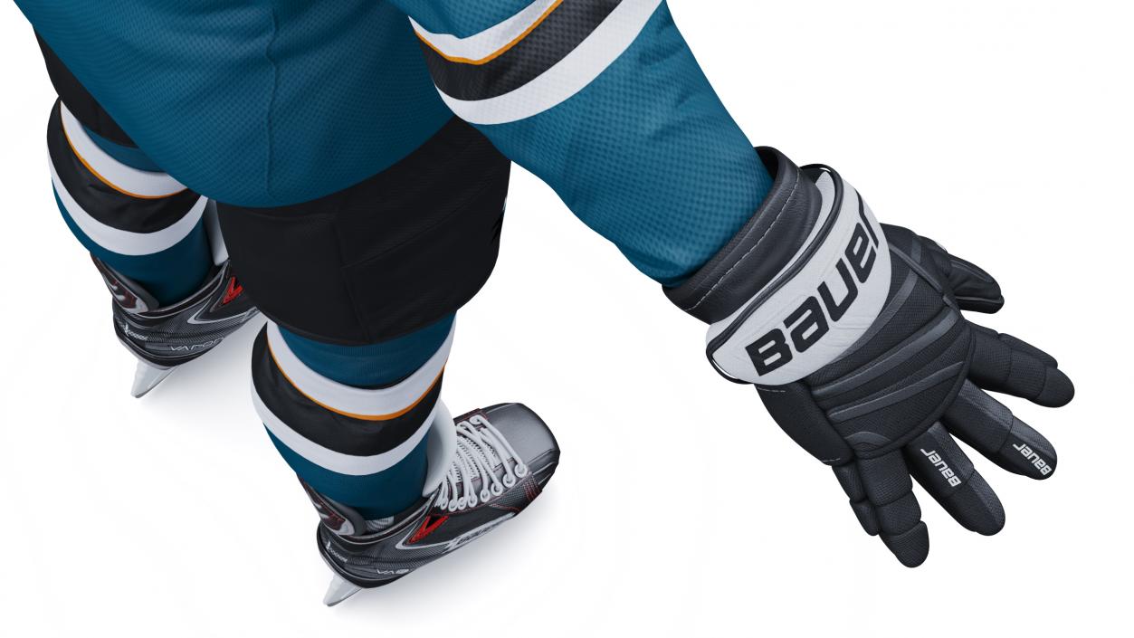 3D model Hockey Uniform San Jose Sharks