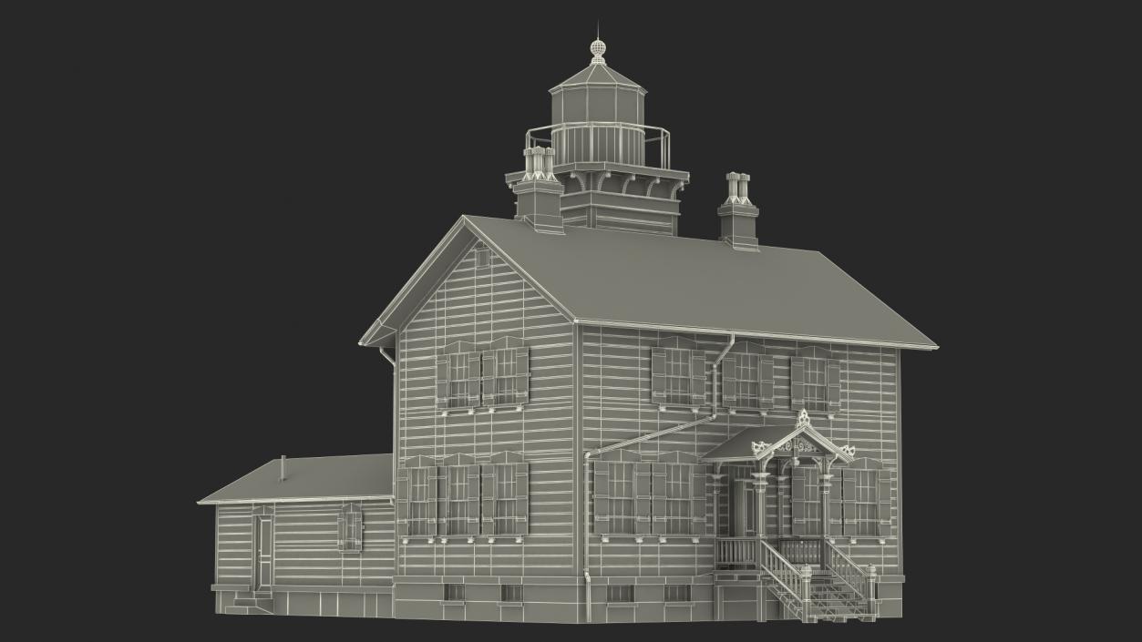 Yaquina Bay Lighthouse 3D