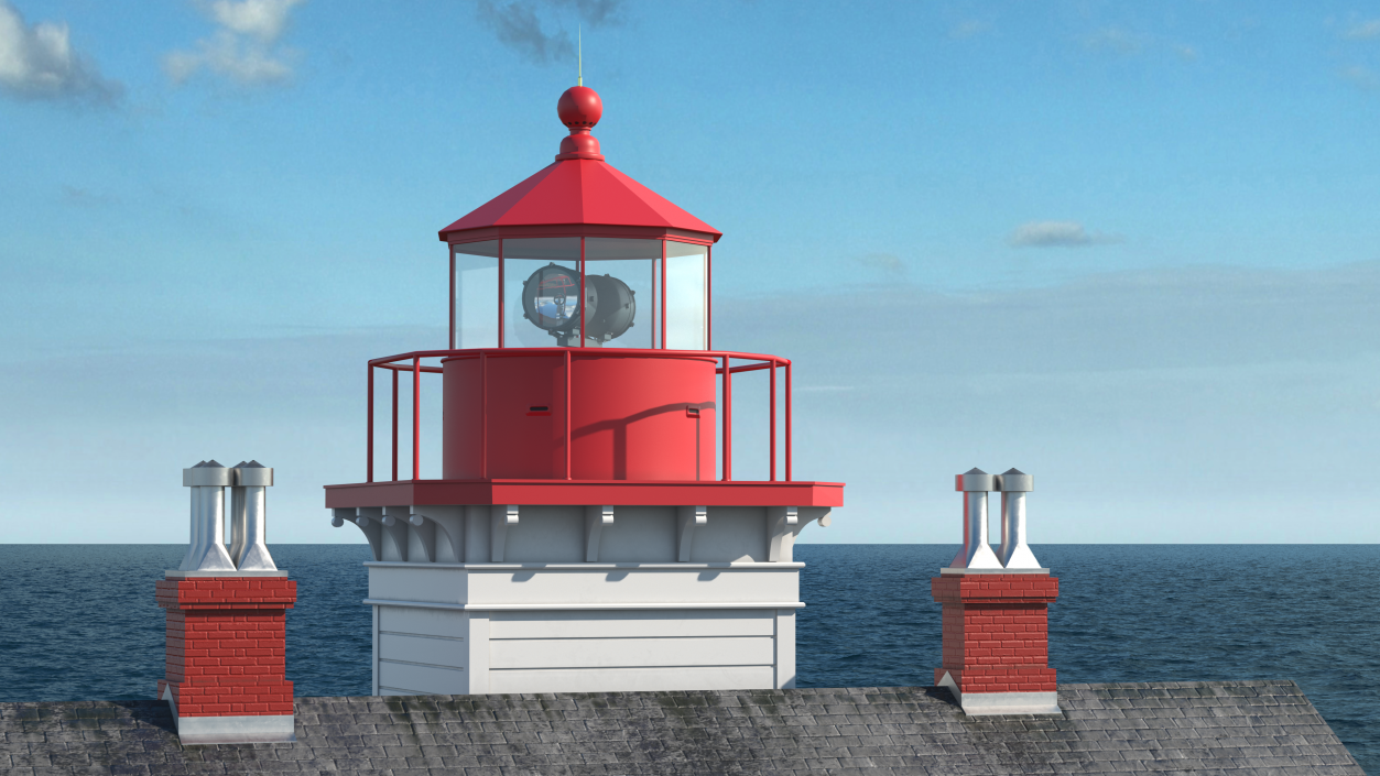 Yaquina Bay Lighthouse 3D