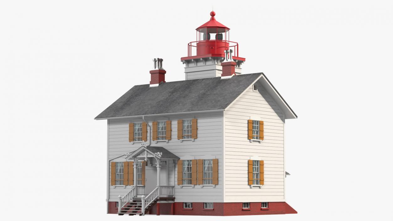 Yaquina Bay Lighthouse 3D