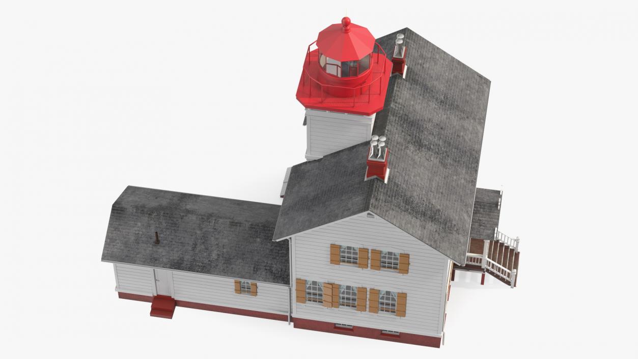 Yaquina Bay Lighthouse 3D