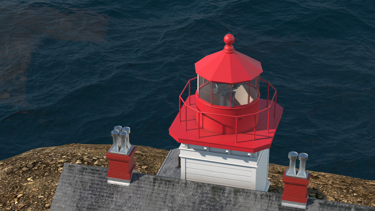 Yaquina Bay Lighthouse 3D