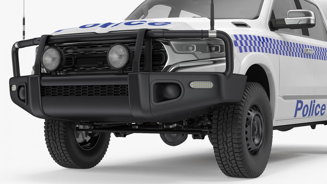 3D Police Prisoner Transport Truck