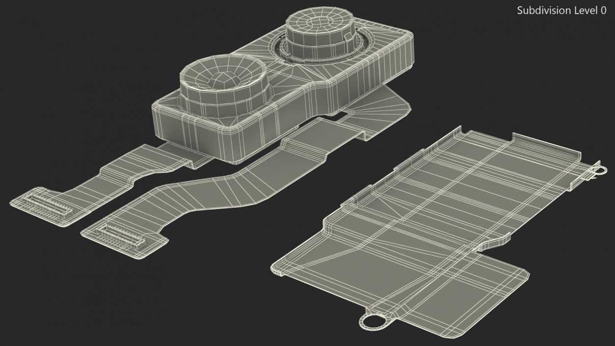 3D Smartphone Double Rear Camera Module